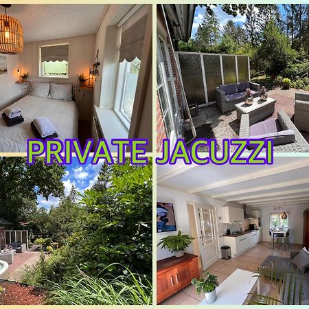Апартаменты Free Standing Vacation House Garden, Private Jacuzzi, Veluwe Woods Вортхёйзен Экстерьер фото