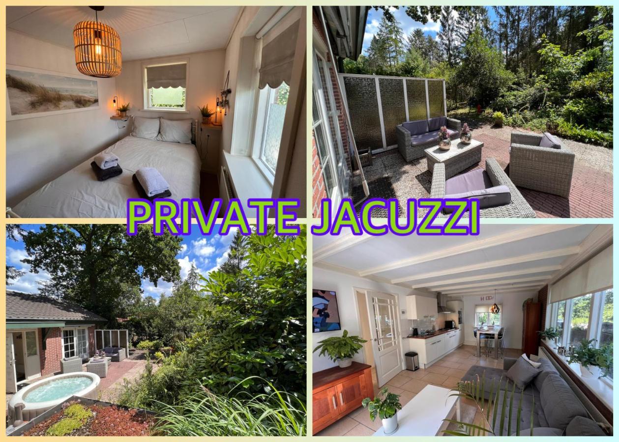 Апартаменты Free Standing Vacation House Garden, Private Jacuzzi, Veluwe Woods Вортхёйзен Экстерьер фото